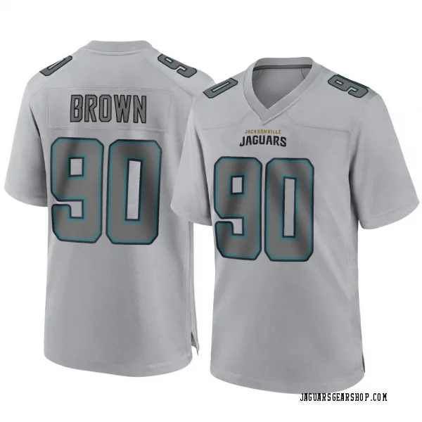 Youth Malcom Brown Jacksonville Jaguars Game Gray Atmosphere Fashion Jersey