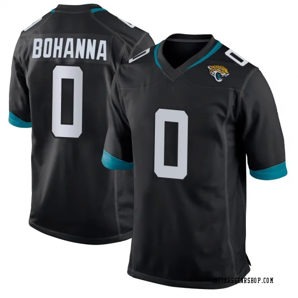 Youth Quinton Bohanna Jacksonville Jaguars Game Black Jersey
