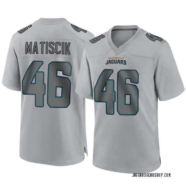 Youth Ross Matiscik Jacksonville Jaguars Game Gray Atmosphere Fashion Jersey