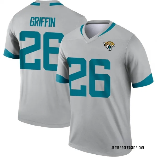 Youth Shaquill Griffin Jacksonville Jaguars Legend Silver Inverted Jersey