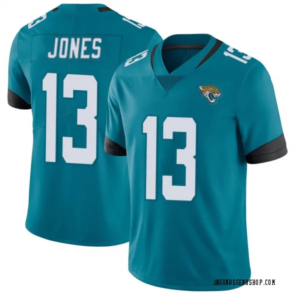 Youth Tim Jones Jacksonville Jaguars Limited Teal Vapor Untouchable Jersey