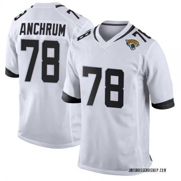 Youth Tremayne Anchrum Jacksonville Jaguars Game White Jersey