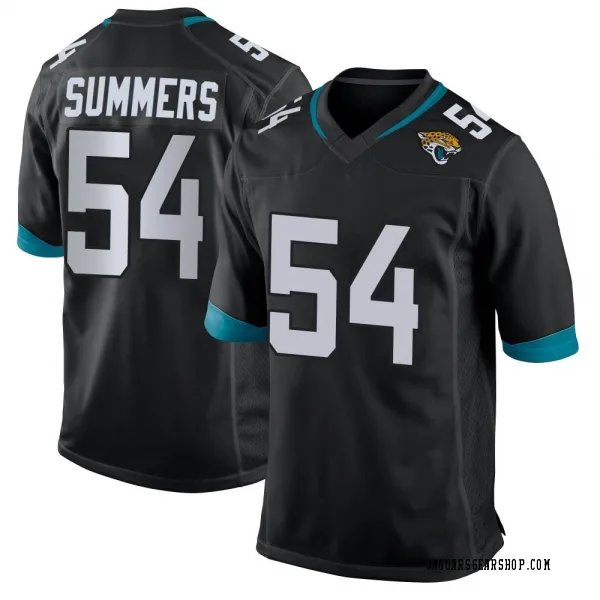 Youth Ty Summers Jacksonville Jaguars Game Black Jersey