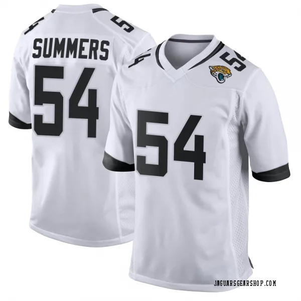 Youth Ty Summers Jacksonville Jaguars Game White Jersey