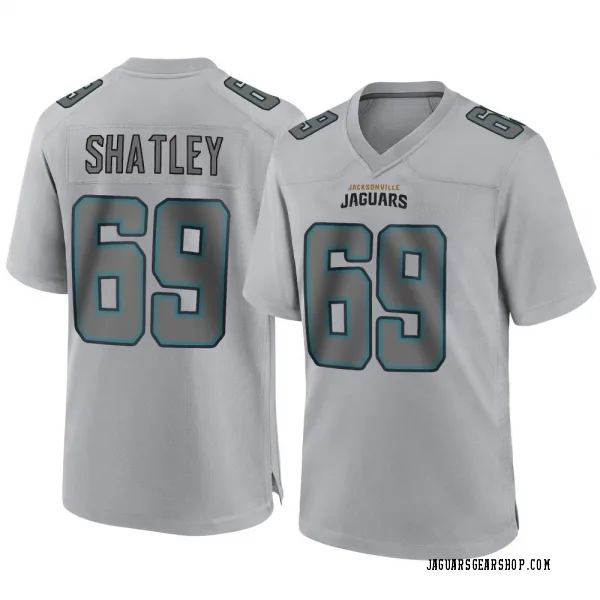 Youth Tyler Shatley Jacksonville Jaguars Game Gray Atmosphere Fashion Jersey