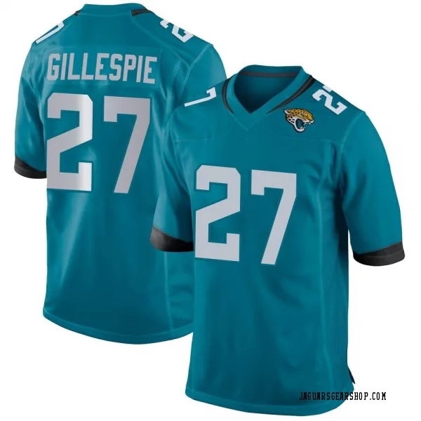 Youth Tyree Gillespie Jacksonville Jaguars Game Teal Jersey