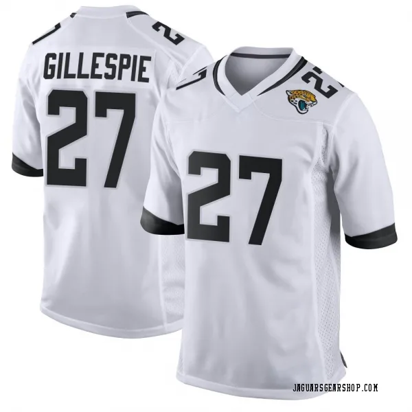 Youth Tyree Gillespie Jacksonville Jaguars Game White Jersey
