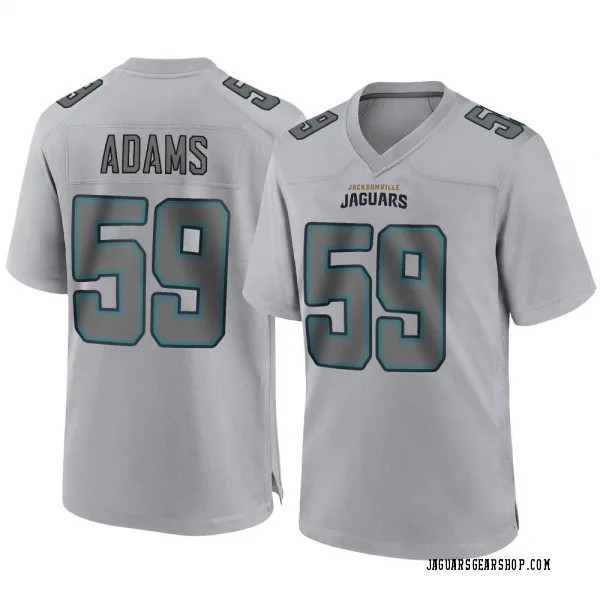 Youth Tyrell Adams Jacksonville Jaguars Game Gray Atmosphere Fashion Jersey
