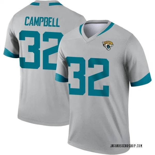 Youth Tyson Campbell Jacksonville Jaguars Legend Silver Inverted Jersey